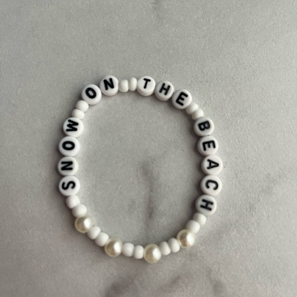 Snow On the Beach Friendship Bracelet